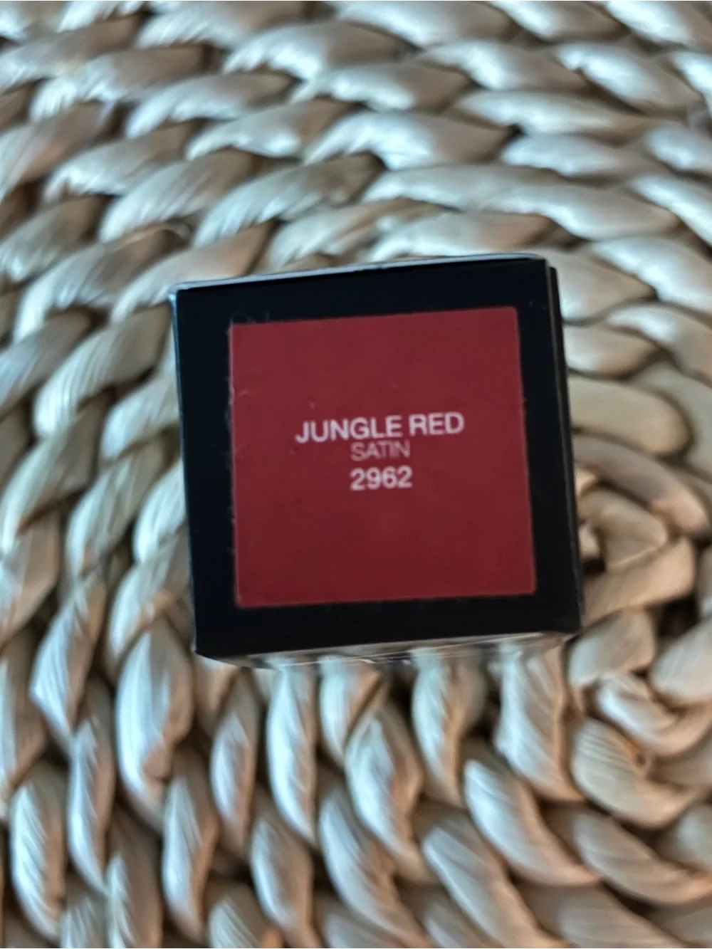 NARS Original Bestseller Satin Lipstick, Jungle Red 2962, NEW $26